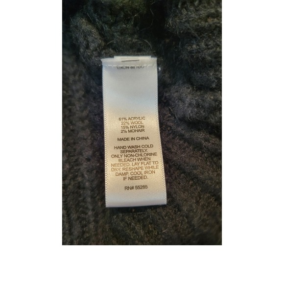 Express Cropped Black Sweater‎ Womens Size S - Picture 6 of 6